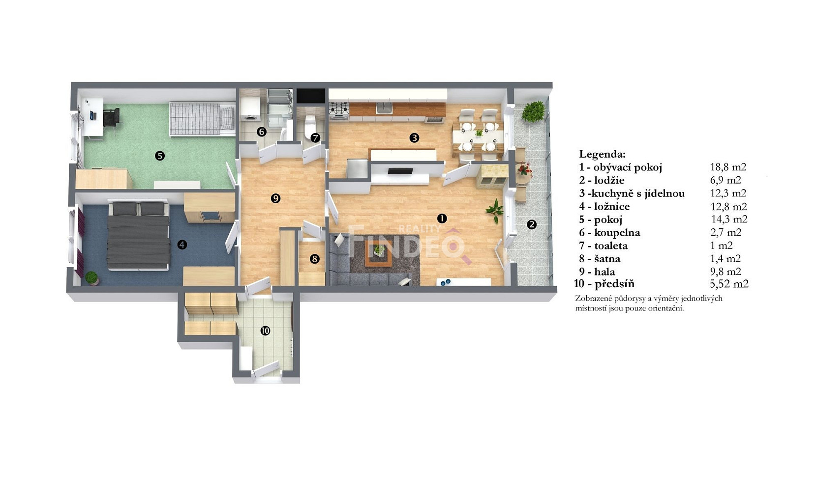 Prodej bytu 3+1 87 m² — photo 3