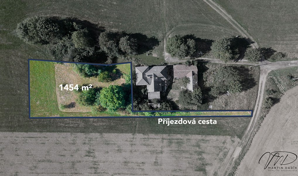 Prodej stavebního pozemku 1 454 m², Habry – náhled fotky 9