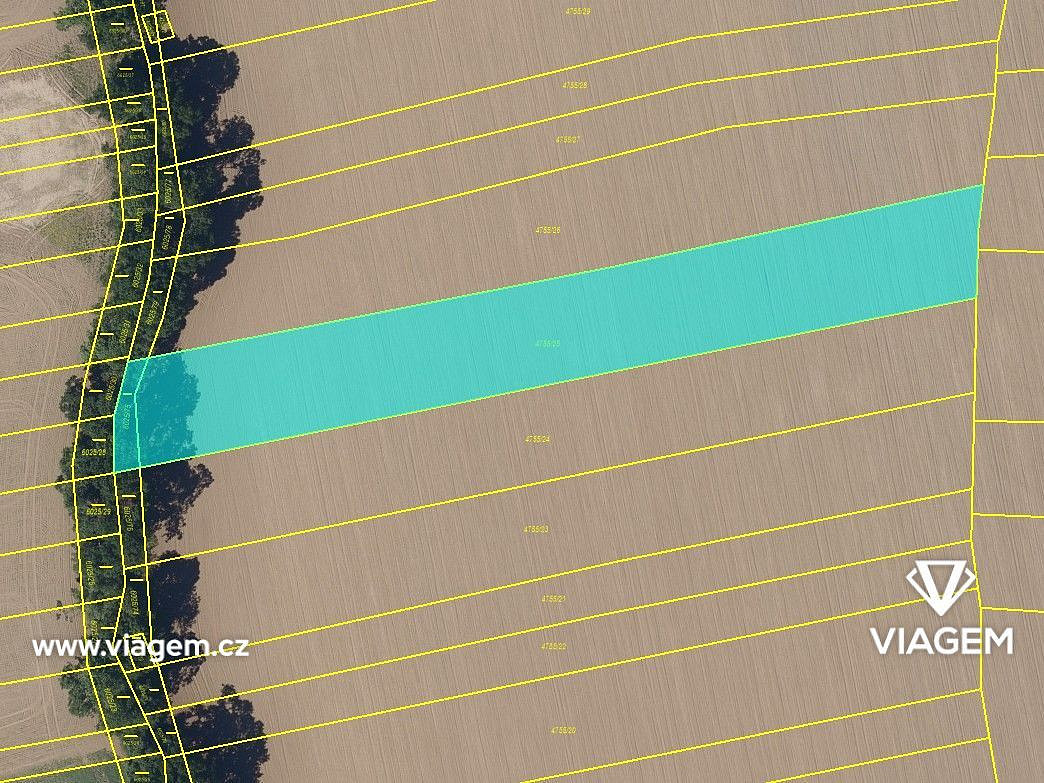 Pole 5 769 m², Podíl 42 % o výměře 2 404 m² – pohled 3