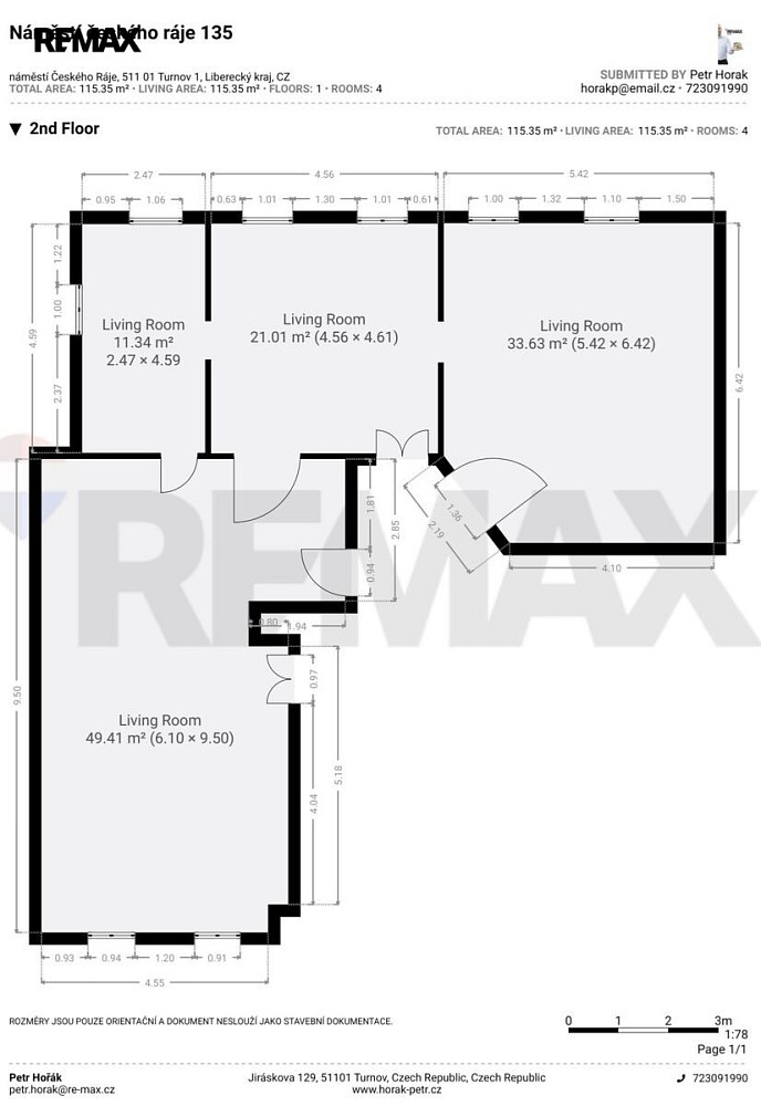 Pronájem kanceláře 115 m² – fotografie 2