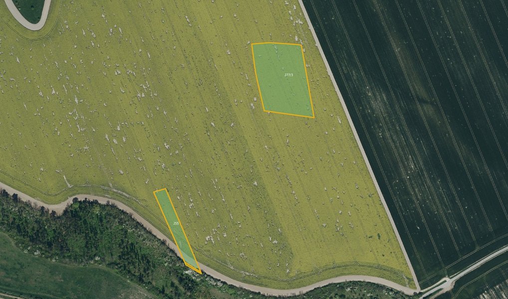 Prodej pole 76 144 m², Střemošice – náhled fotky 3