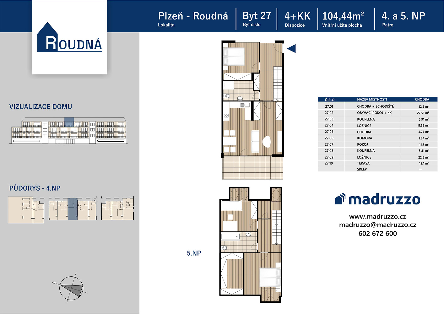 Prodej bytu 4+kk 104 m² – fotografie 5