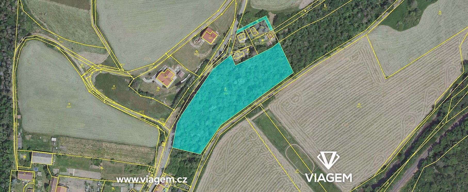 Prodej lesa 2 203 m²