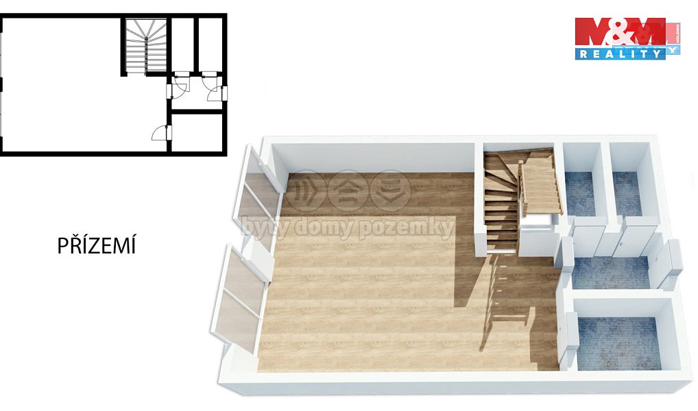 Prodej domu 119 m² s pozemkem 384 m², Zachrašťany – náhled fotky 3