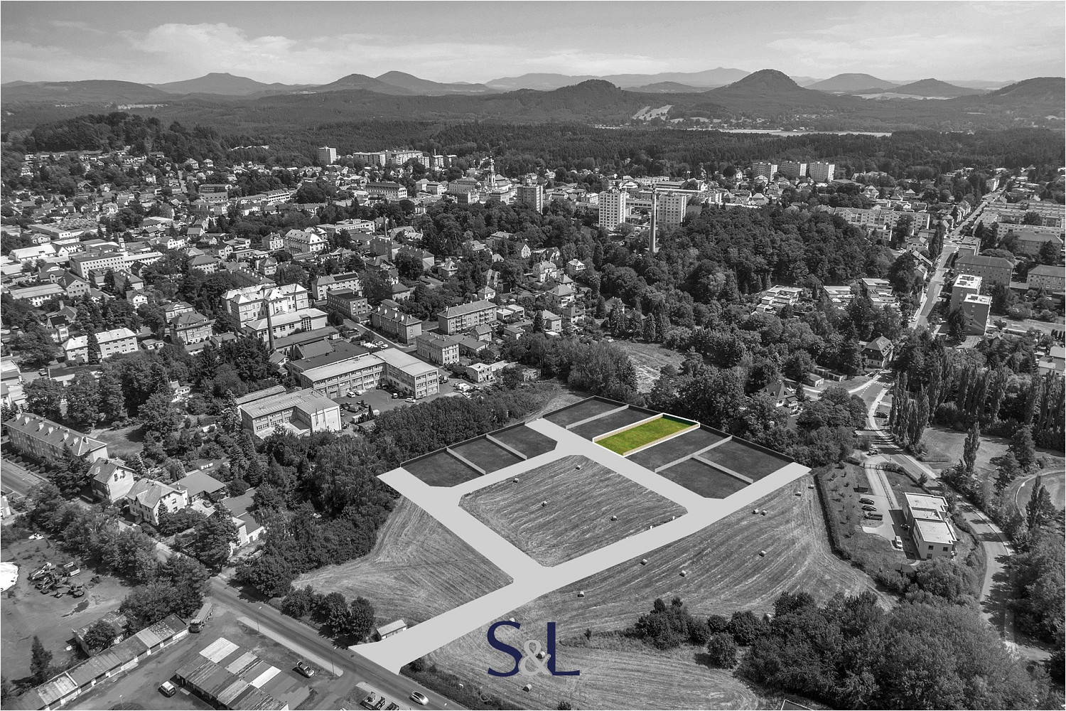 Prodej stavebního pozemku 870 m² – fotografie 3
