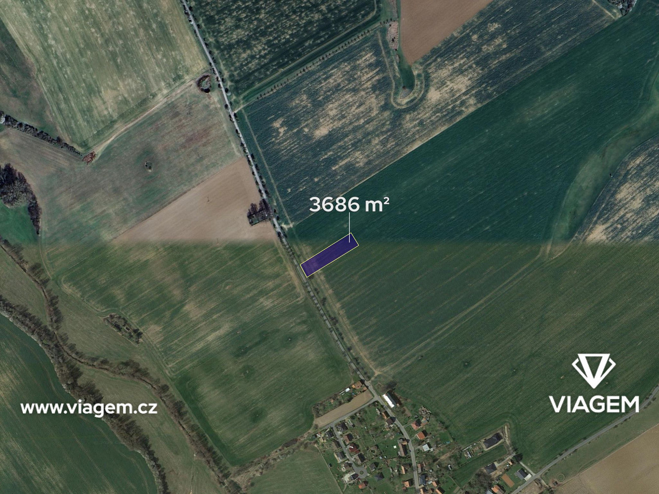 Prodej pole 921 m² – fotografie 3