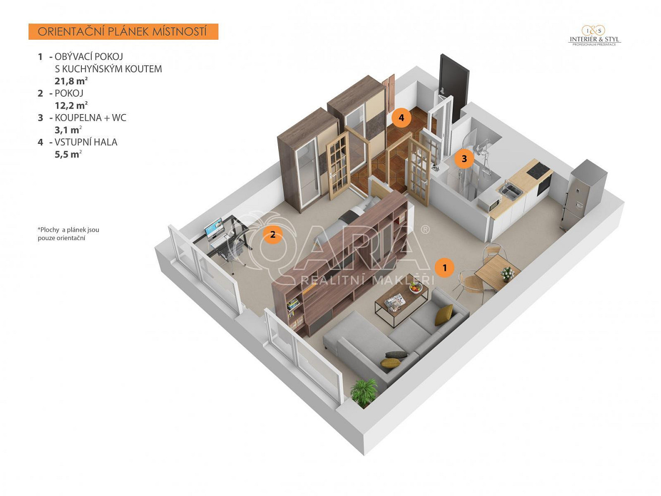 Prodej bytu 2+kk 44 m² — photo 4