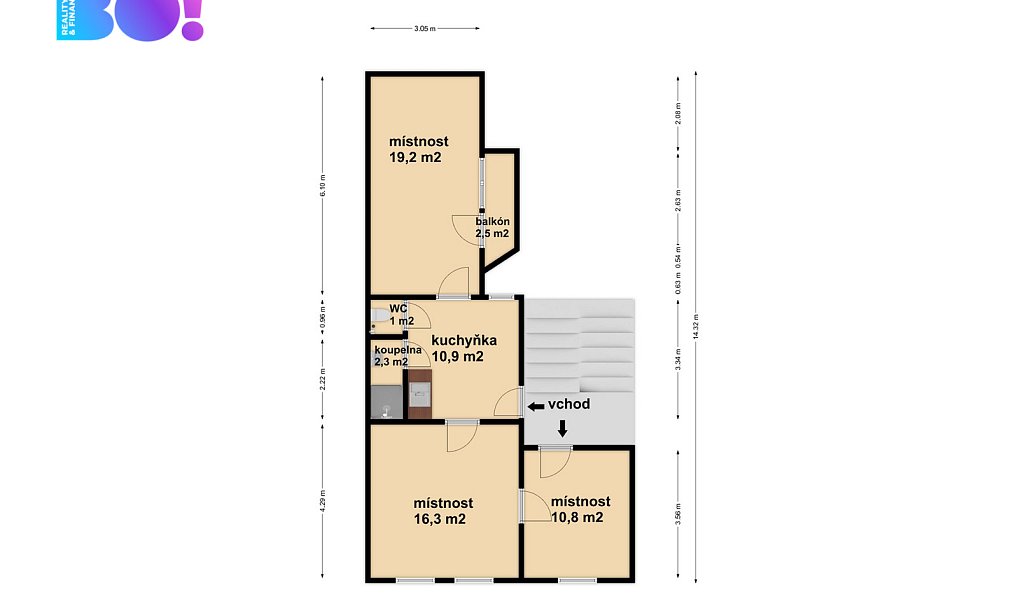 Pronájem kanceláře 61 m², Prostějov – náhled fotky 18