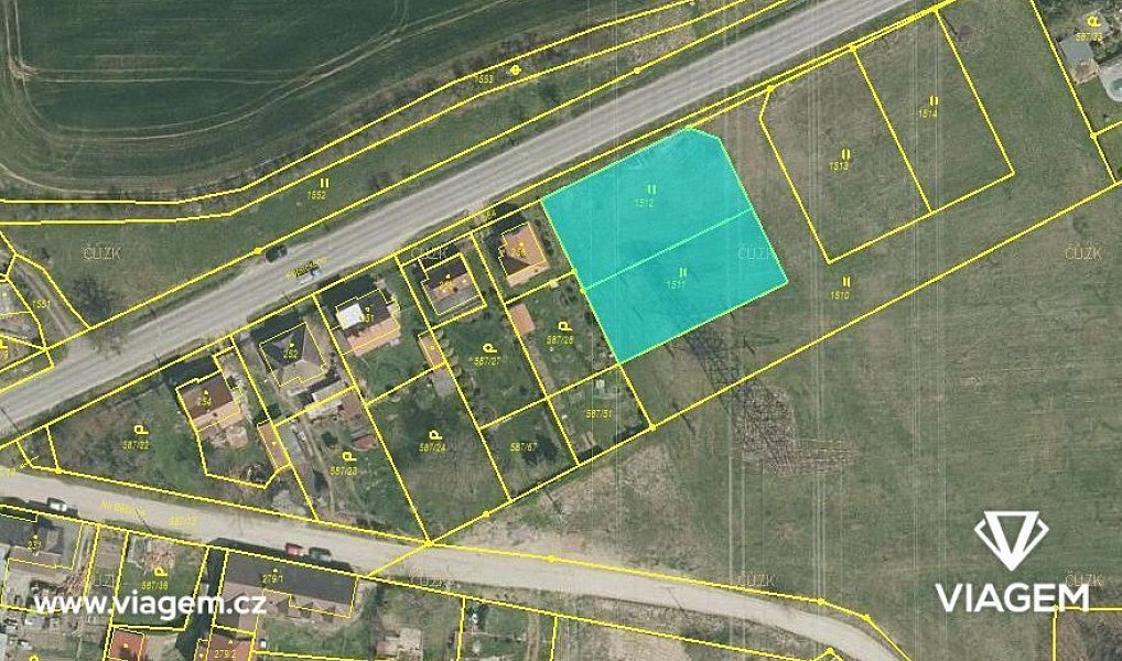 Prodej zahrady 1 627 m², Mirotice – náhled fotky 2