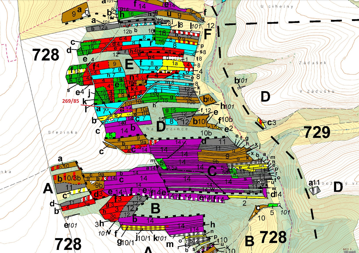 Dražba lesa 1 049 m² – pohled 3