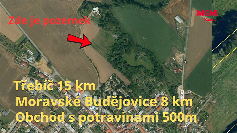 Prodej stavebního pozemku 999 m² – fotografie 5