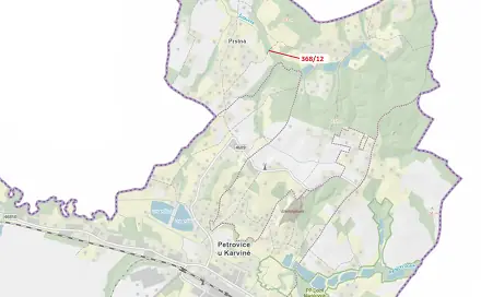 Dražba pozemku 218 m², Petrovice u Karviné