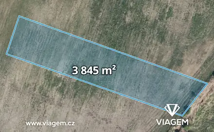 Prodej pole 1 068 m², Kladruby nad Labem, okres Pardubice