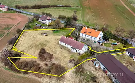 Prodej domu 200 m² s pozemkem 4 082 m², Hředle, okres Rakovník