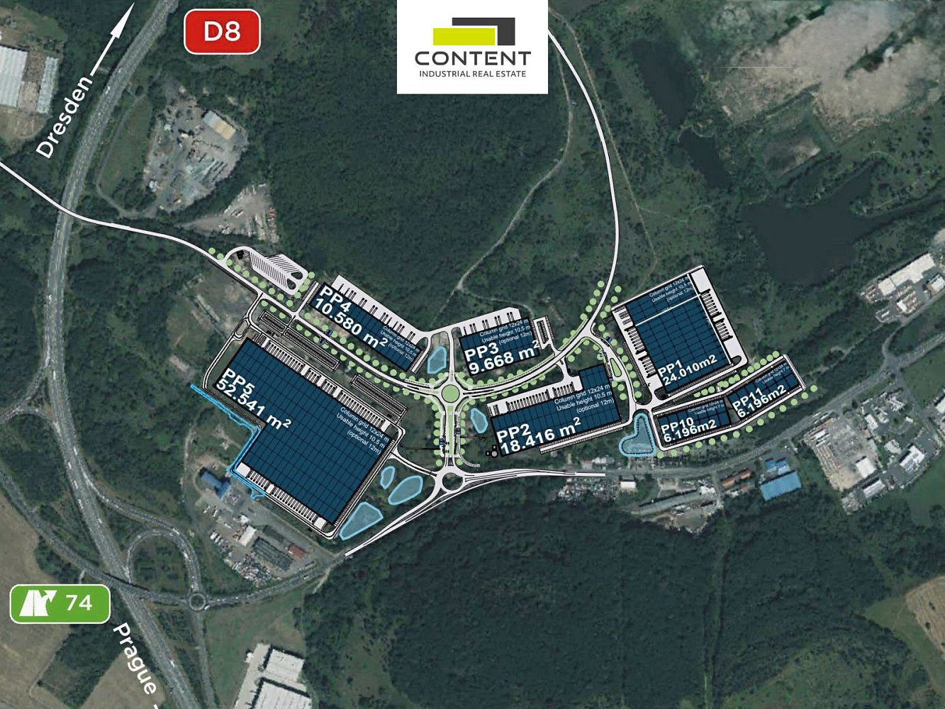 Pronájem výrobních prostor 10 580 m² – fotografie 4