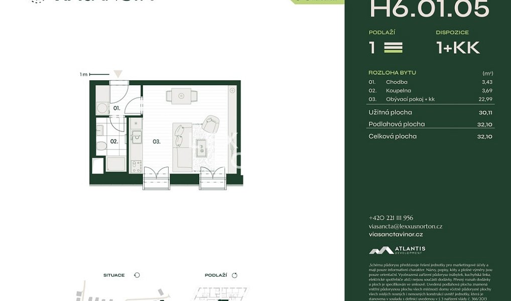 Prodej bytu 1+kk 32 m², Praha – náhled fotky 6