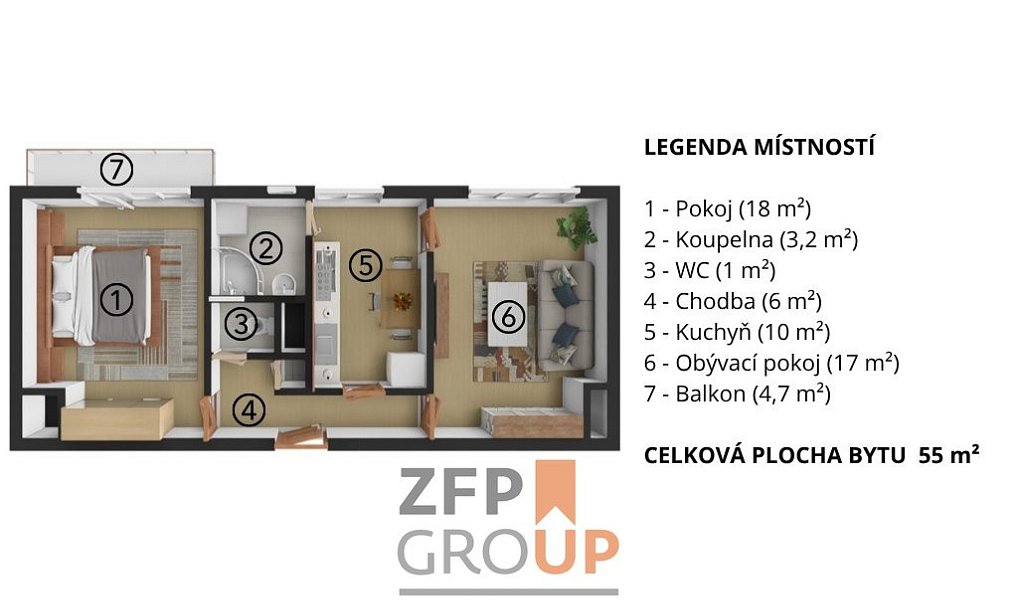 Prodej bytu 2+1 55 m², Moravská Třebová – náhled fotky 26