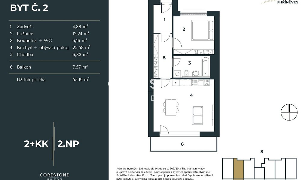 Prodej bytu 2+kk 56 m², Praha – náhled fotky 15