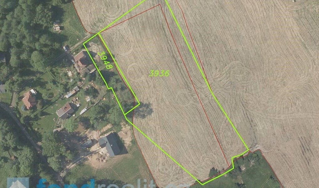 Prodej pole 50 580 m², Staré Křečany – náhled fotky 11