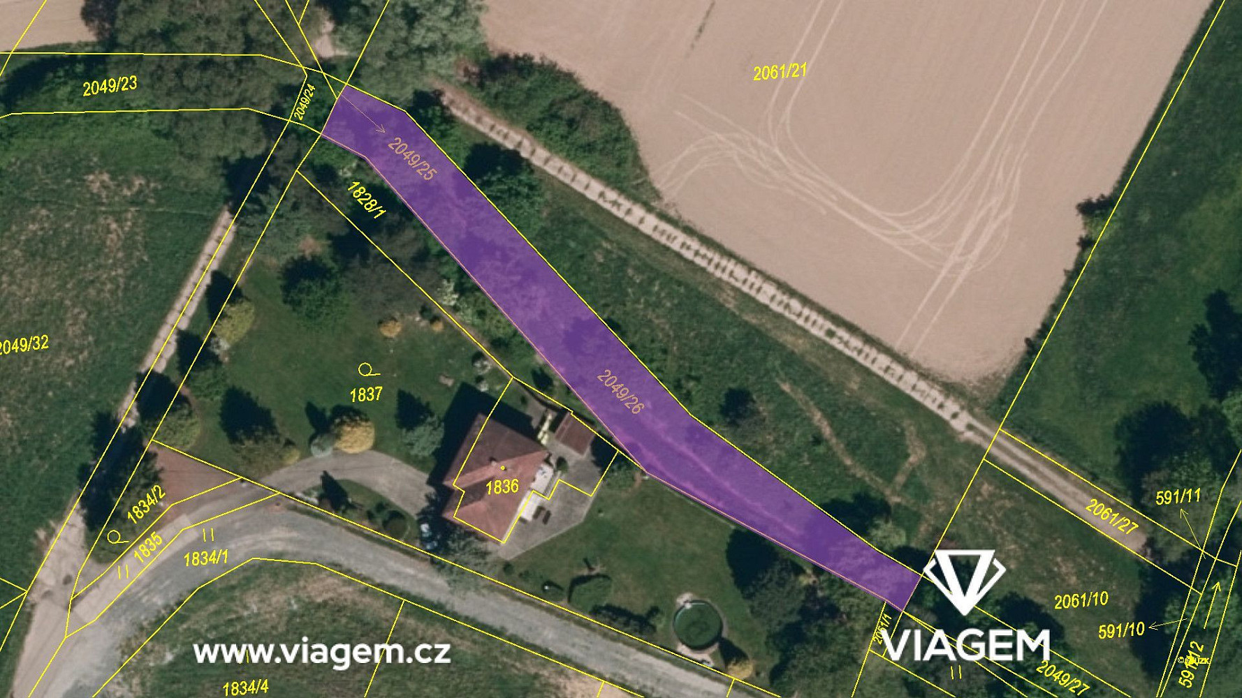Prodej pole 722 m² – fotografie 4