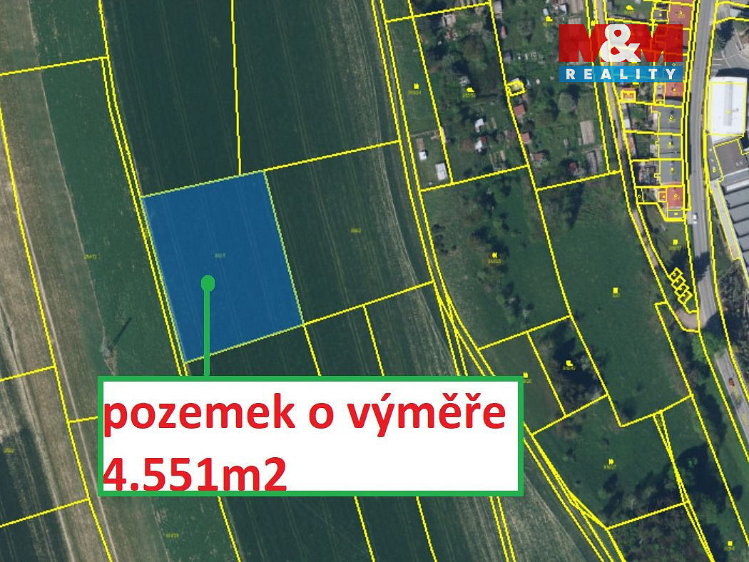Prodej pole 7 562 m² – fotografie 3