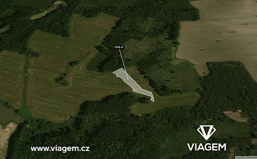 Prodej pole 959 m², Skopytce, okres Tábor