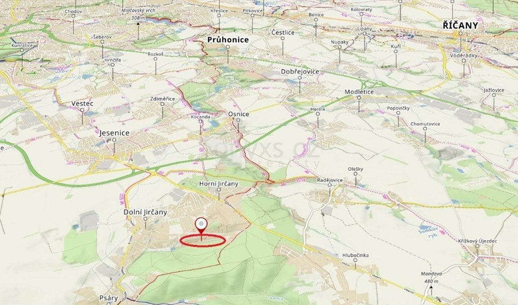 Prodej stavebního pozemku 1 017 m², Psáry – náhled fotky 19