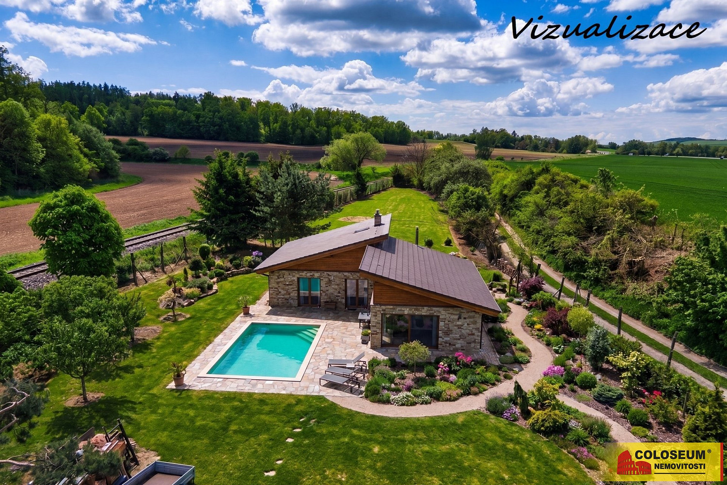 Prodej stavebního pozemku 2 430 m² – fotografie 2