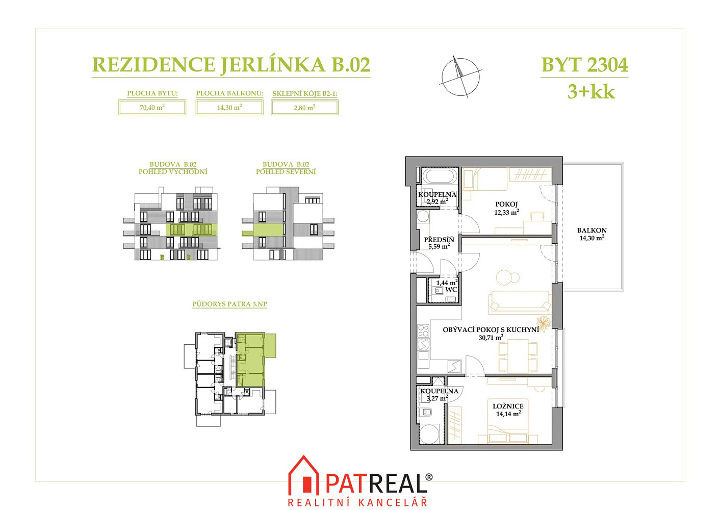 Prodej bytu 3+kk 85 m² — photo 2