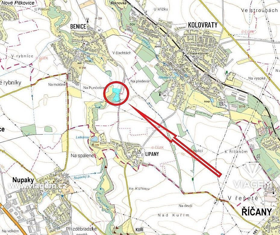 Pole 15 798 m², Podíl 50 % o výměře 8 516 m² – pohled 5