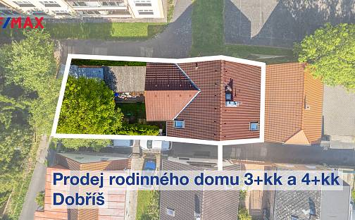 Prodej domu 197 m² s pozemkem 254 m², Úzká, Dobříš, okres Příbram