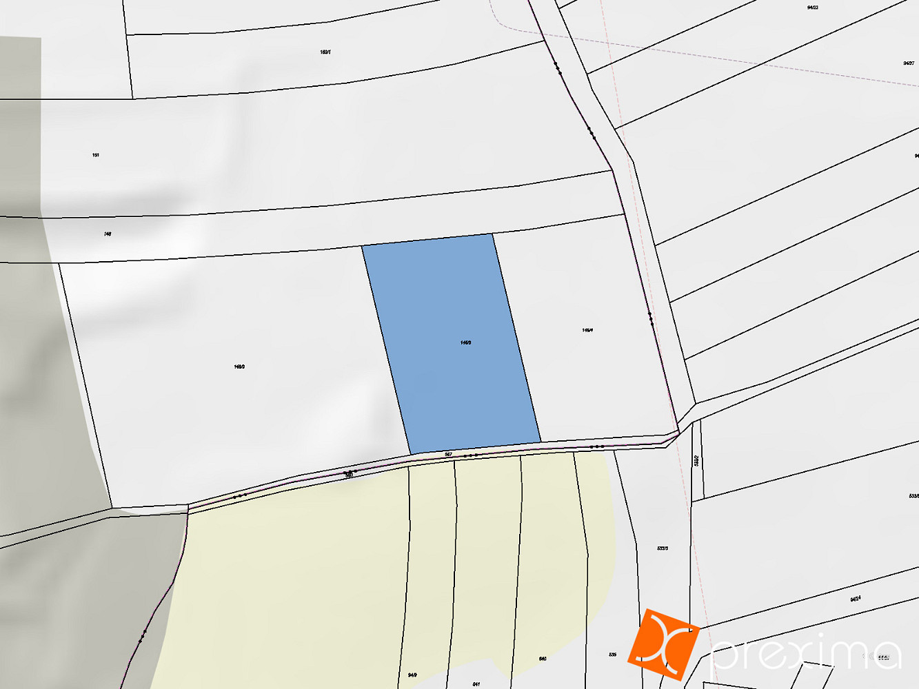 Prodej pole 1 439 m² – fotografie 3