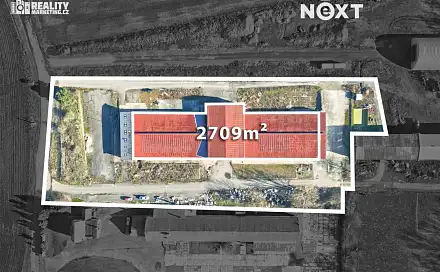 Pronájem skladovacích prostor 2 417 m², Rostěnice-Zvonovice