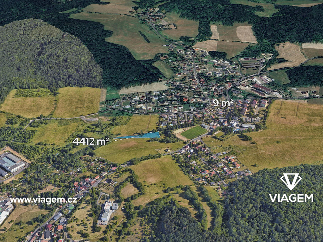Prodej pole 1 105 m²