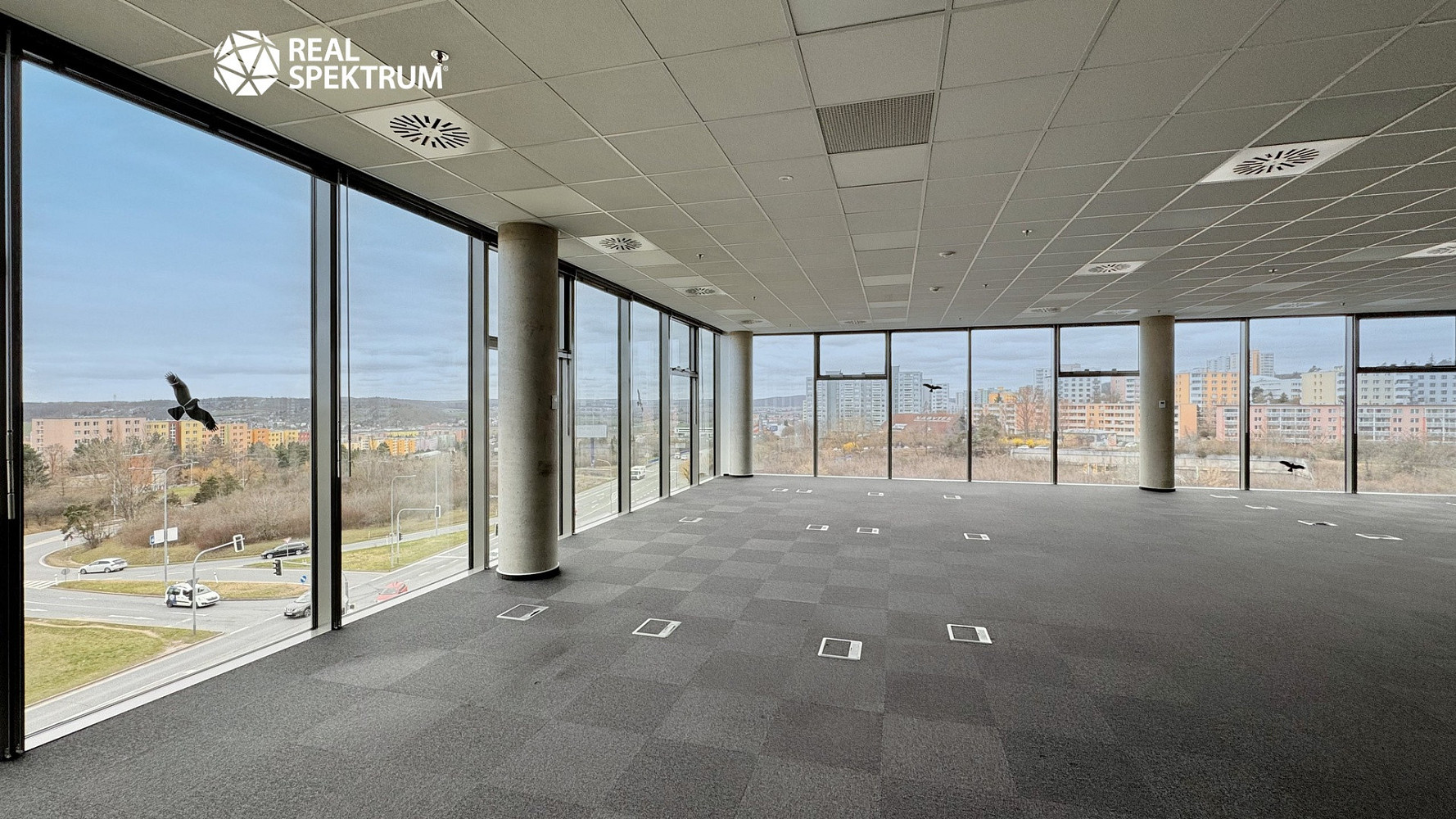 Pronájem celého připraveného kancelářského patra 1 022 m², Palachovo náměstí, Brno – pohled 5