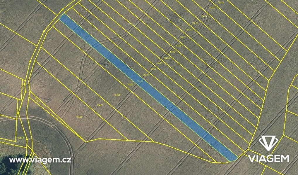 Prodej pole 465 m², Dětenice – náhled fotky 3
