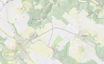 Dražba lesa 5 465 m², Žďárec