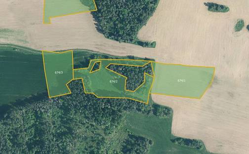 Prodej louky 45 705 m², Úlehle, okres Strakonice