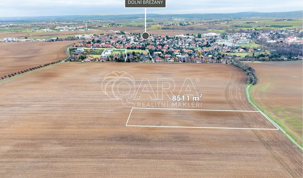 Prodej pole 8 511 m², Dolní Břežany – náhled fotky 4