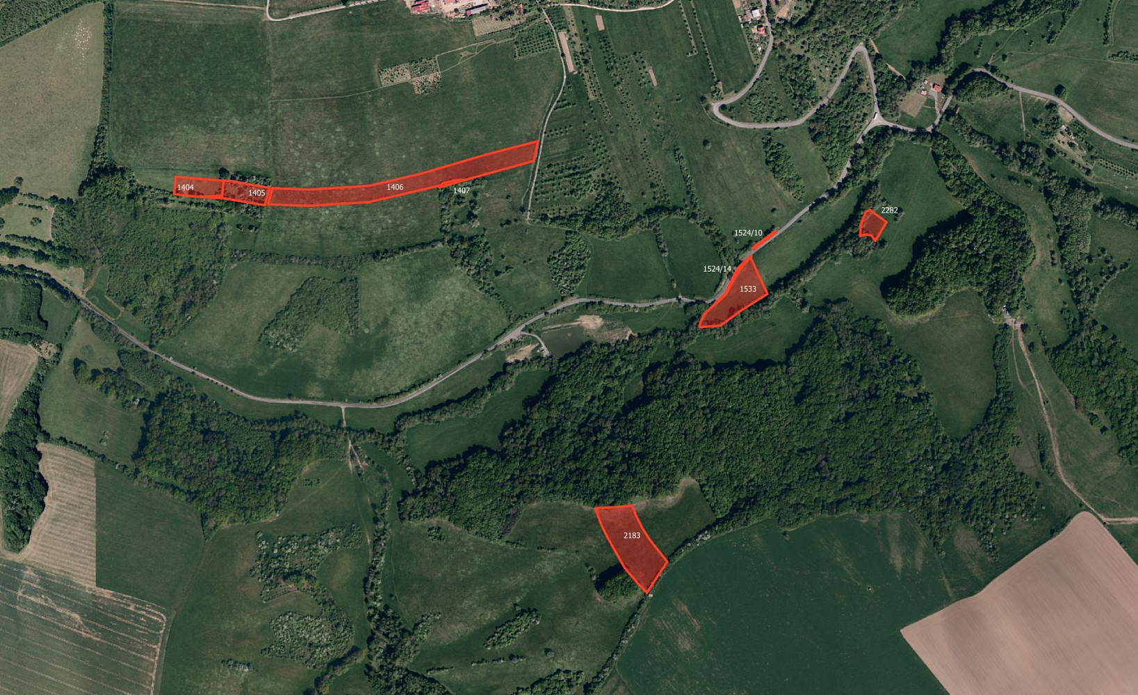 Prodej pole 55 967 m²