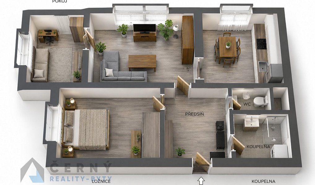 Prodej bytu 3+1 58 m², Liberec – náhled fotky 19