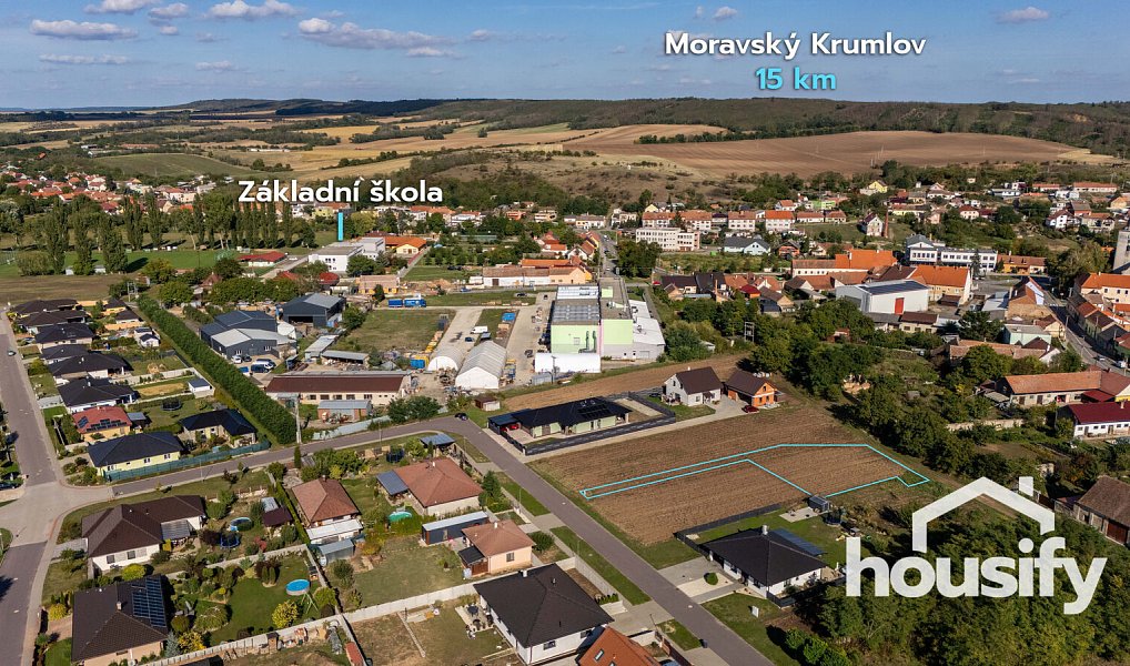 Prodej stavebního pozemku 873 m², Hostěradice – náhled fotky 6