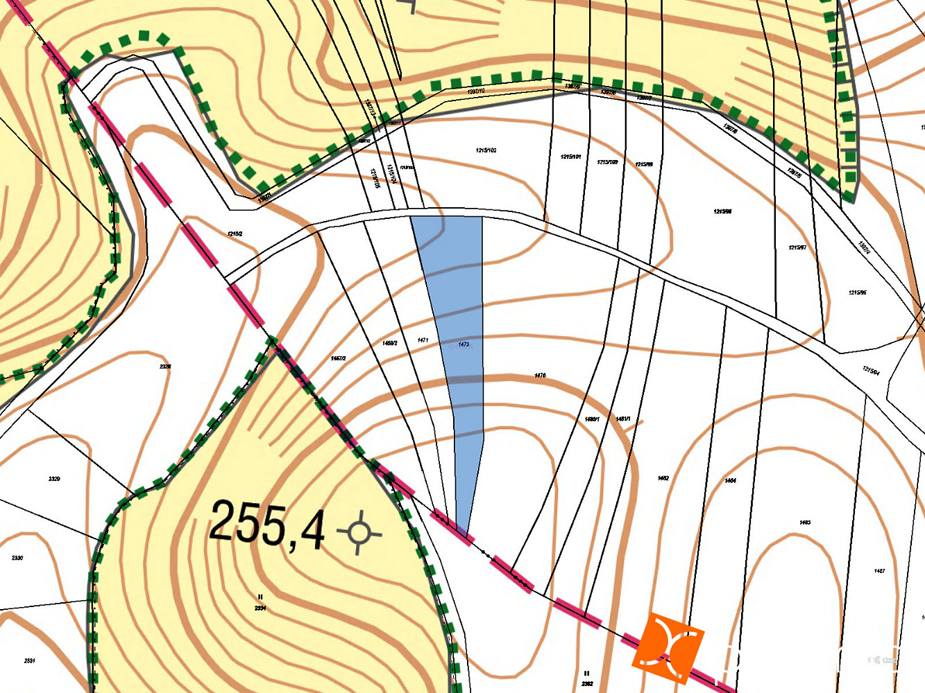 Prodej pole 669 m² – fotografie 3