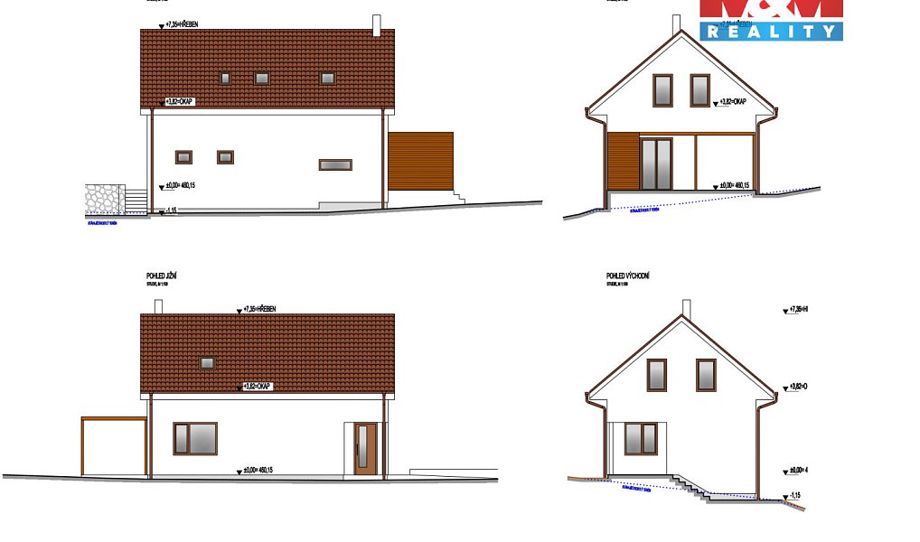 Prodej stavebního pozemku 488 m², Mladá Vožice – náhled fotky 2