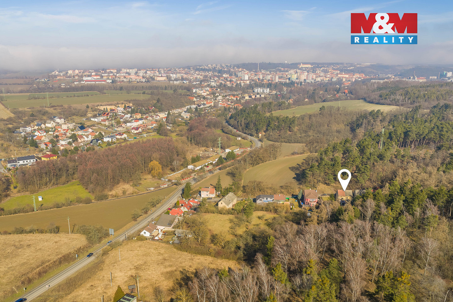Prodej stavebního pozemku 1 219 m² – pohled 6