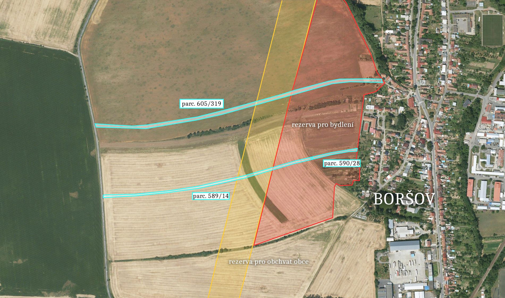 Prodej stavebního pozemku 14 450 m²