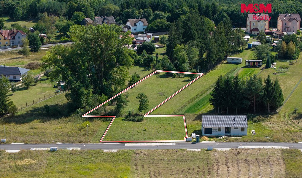Prodej stavebního pozemku 1 509 m², Třebeň – náhled fotky 2