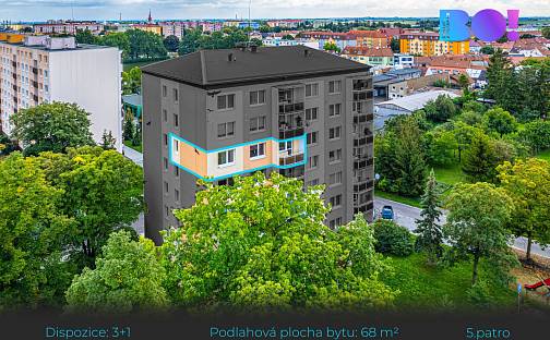 Prodej bytu 3+1 68 m², Bohumíra Šmerala, Prostějov