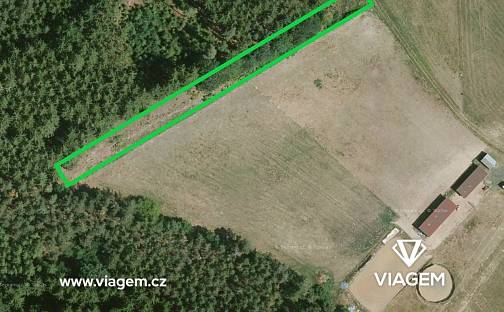 Prodej pole 1 493 m², Lhůta, okres Plzeň-město