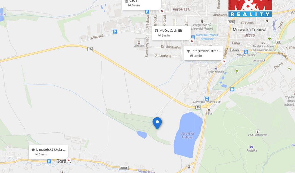 Prodej pole 516 m², Moravská Třebová – náhled fotky 6